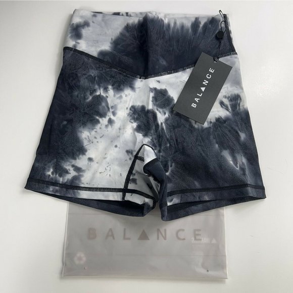 Balance Athletica Pants - Balance Athletica Women’s The Cloud Short Logo Avalanche Tie Dye Size XXS New